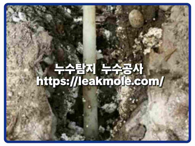 누수탐지 현장 작업 사진 3